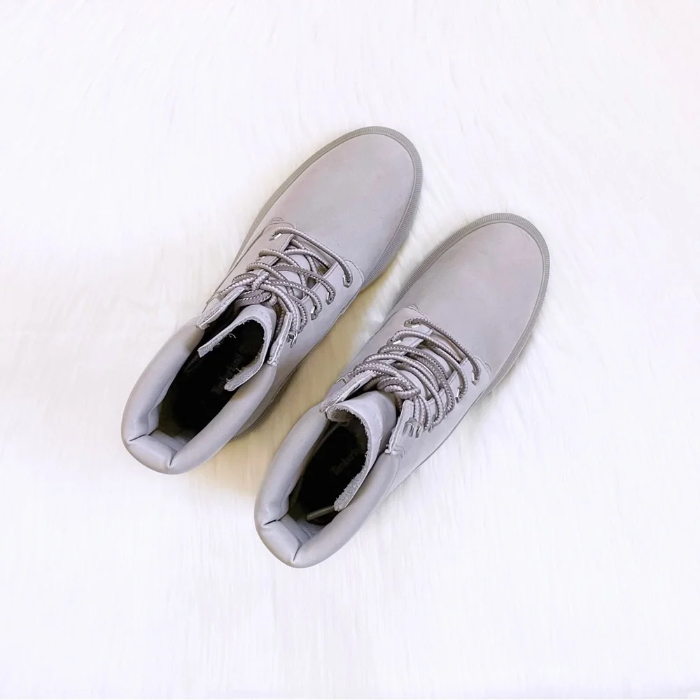 Timberland Women’s Cortina Valley 6 Inch Waterproof Light Taupe Boots - Picture 5 of 7